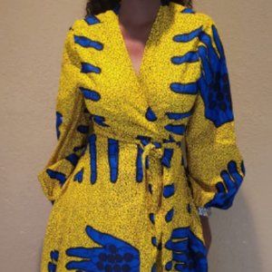 Ankara Wrap dress